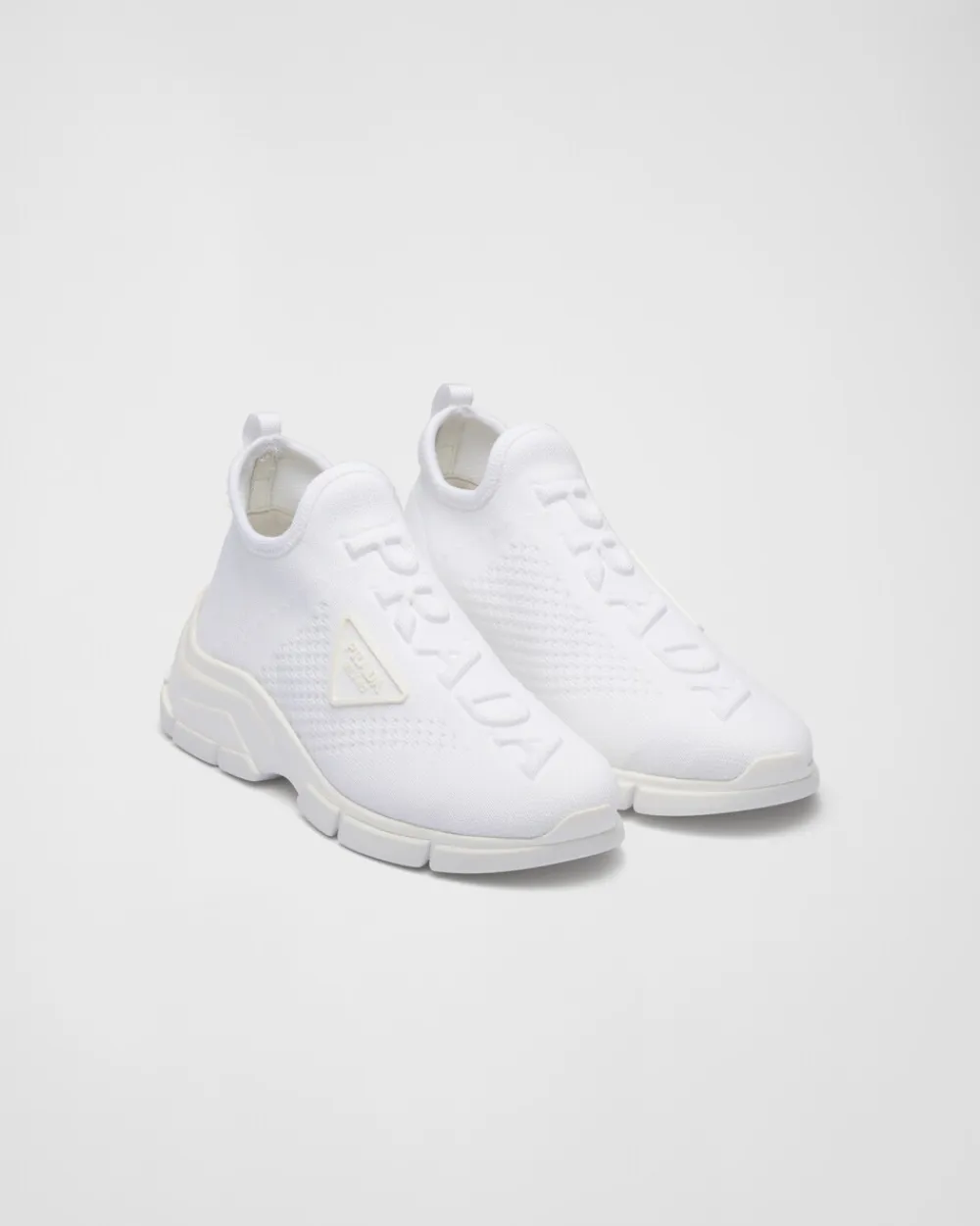 Mujer Prada ZAPATILLAS DEPORTIVAS^Zapatillas Tipo Calcetín De Punto
