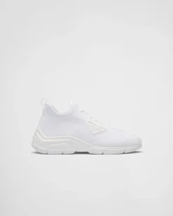 Mujer Prada ZAPATILLAS DEPORTIVAS^Zapatillas Tipo Calcetín De Punto
