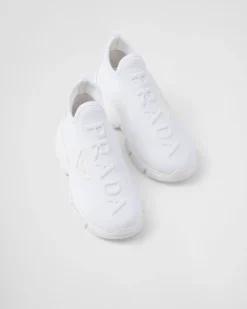 Mujer Prada ZAPATILLAS DEPORTIVAS^Zapatillas Tipo Calcetín De Punto