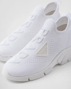 Mujer Prada ZAPATILLAS DEPORTIVAS^Zapatillas Tipo Calcetín De Punto