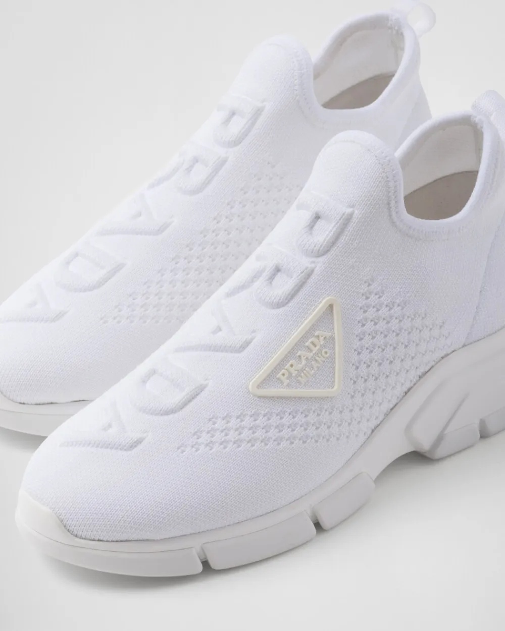 Mujer Prada ZAPATILLAS DEPORTIVAS^Zapatillas Tipo Calcetín De Punto