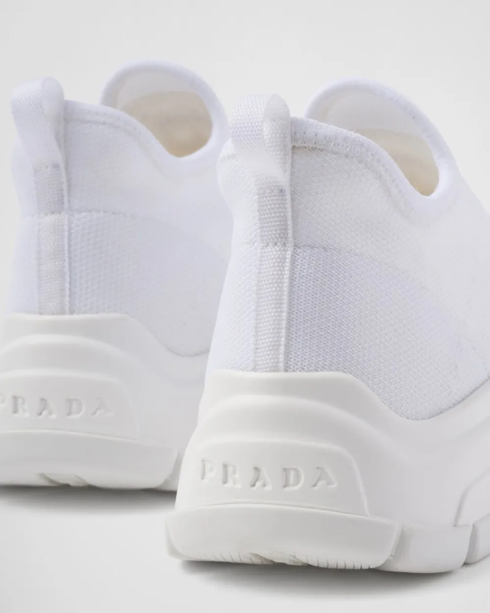 Mujer Prada ZAPATILLAS DEPORTIVAS^Zapatillas Tipo Calcetín De Punto