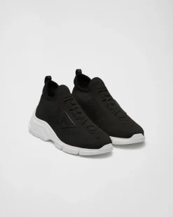 Mujer Prada ZAPATILLAS DEPORTIVAS^Zapatillas Tipo Calcetín De Punto
