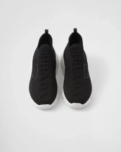 Mujer Prada ZAPATILLAS DEPORTIVAS^Zapatillas Tipo Calcetín De Punto