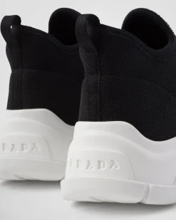 Mujer Prada ZAPATILLAS DEPORTIVAS^Zapatillas Tipo Calcetín De Punto
