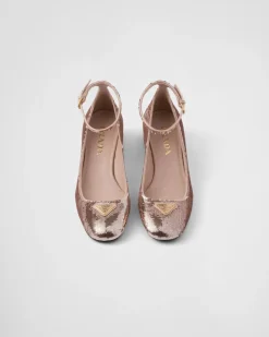 Mujer Prada ZAPATOS DE SALÓN Y BAILARINAS^Zapato De Salón De Satén Con Lentejuelas