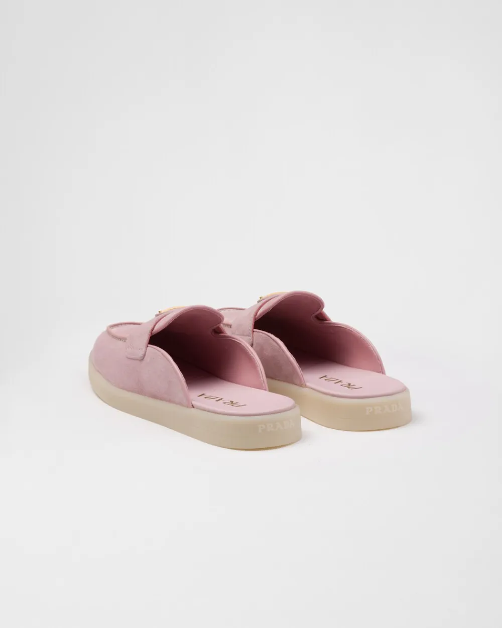 Mujer Prada MOCASINES^Zapatos De Ante Sin Talón