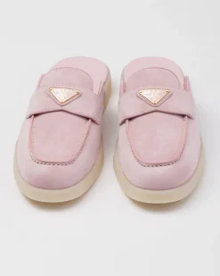 Mujer Prada MOCASINES^Zapatos De Ante Sin Talón