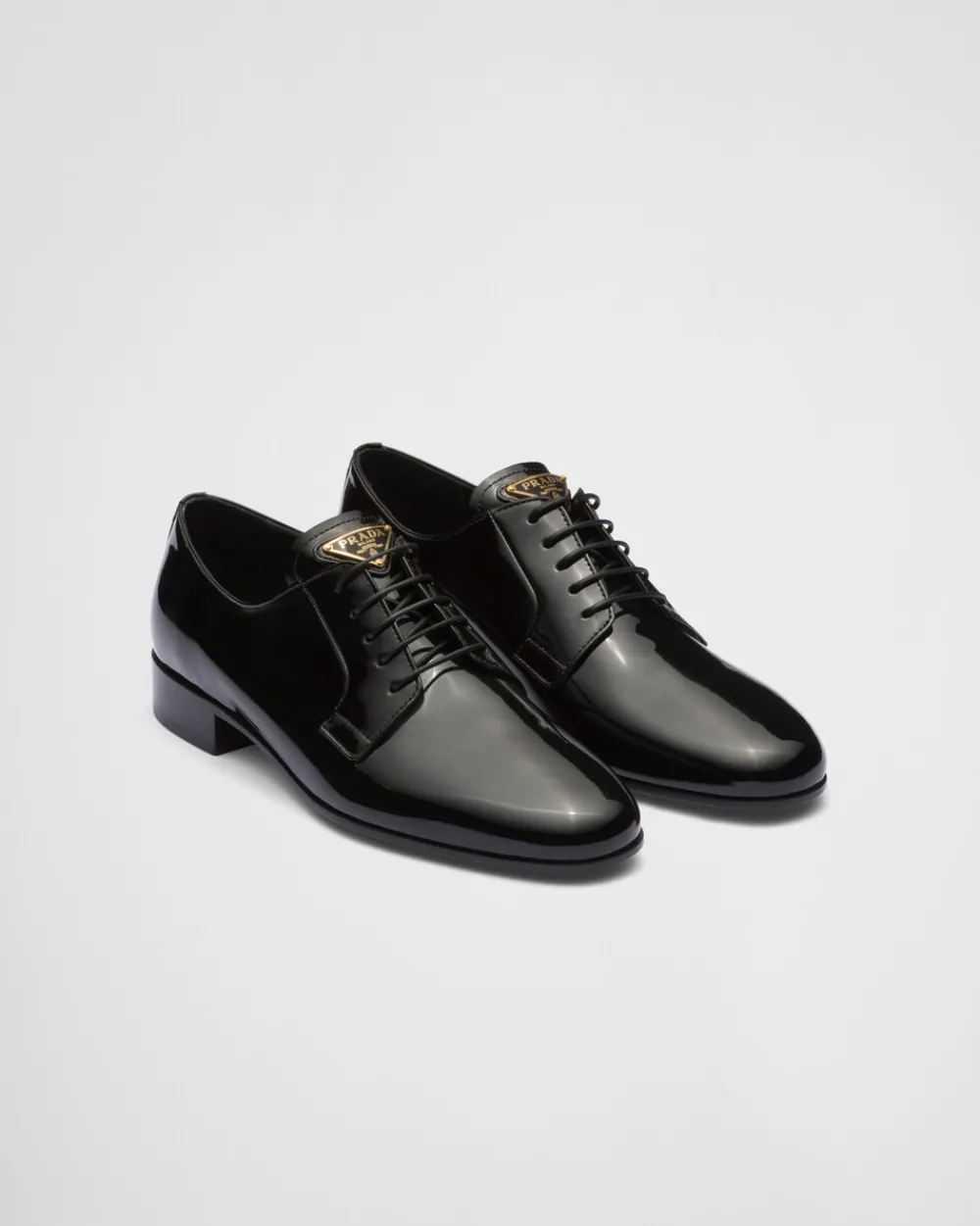 Mujer Prada ZAPATOS CON CORDONES^Zapatos De Charol Con Cordones