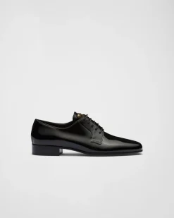 Mujer Prada ZAPATOS CON CORDONES^Zapatos De Charol Con Cordones
