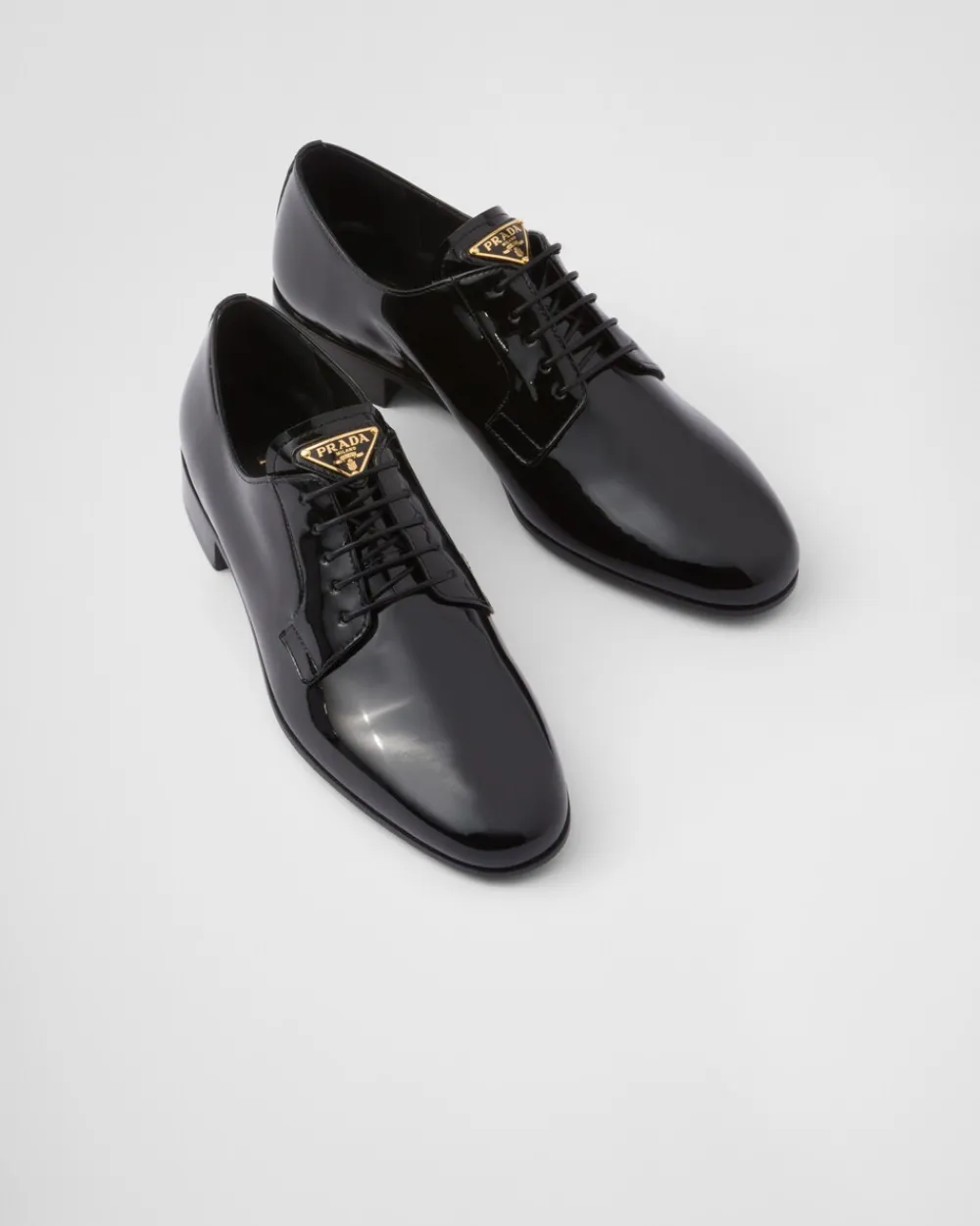 Mujer Prada ZAPATOS CON CORDONES^Zapatos De Charol Con Cordones