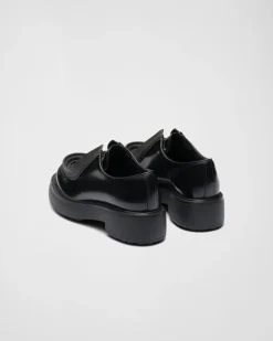 Mujer Prada ZAPATOS CON CORDONES^Zapatos De Piel Cepillada Con Cordones