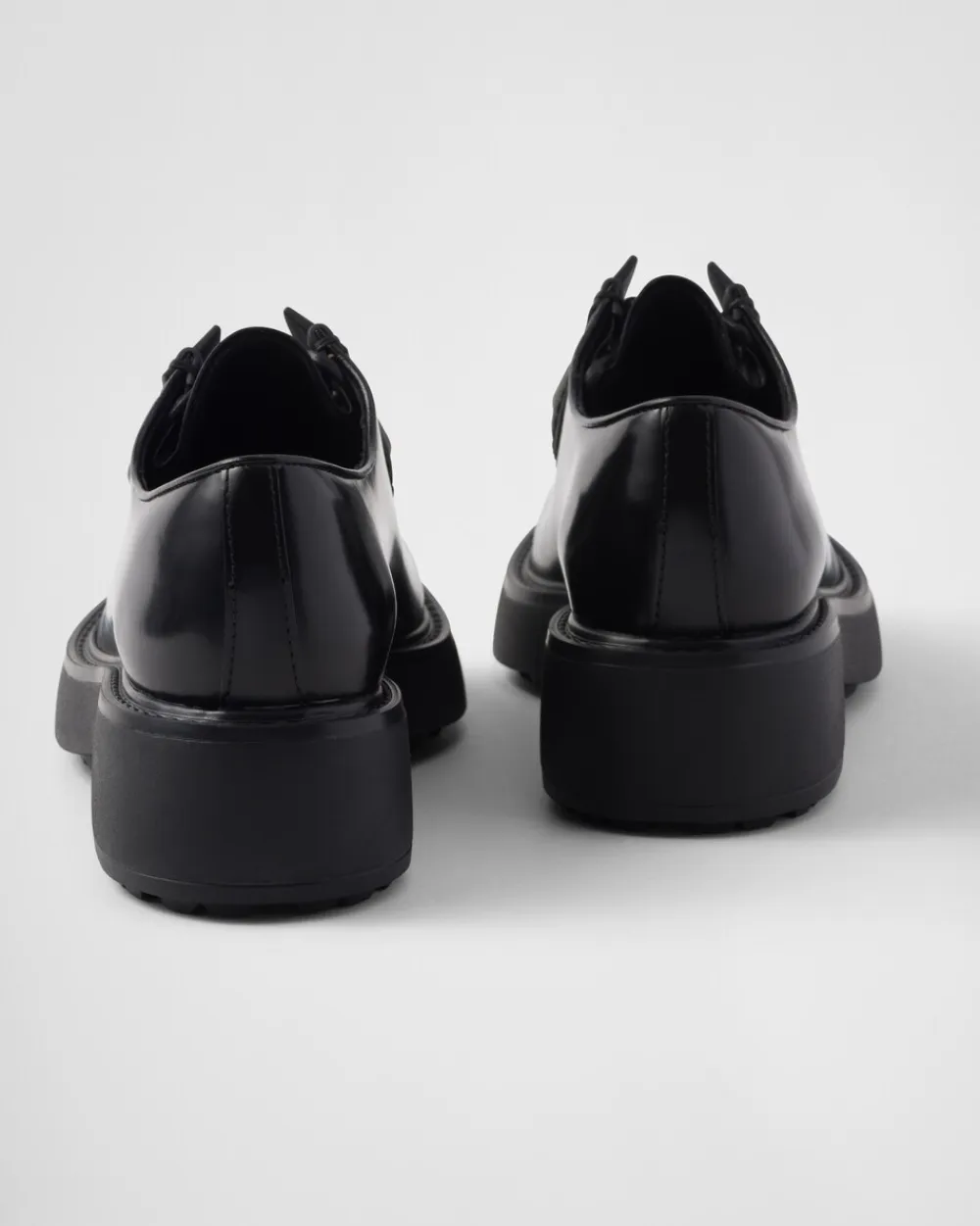 Mujer Prada ZAPATOS CON CORDONES^Zapatos De Piel Cepillada Con Cordones