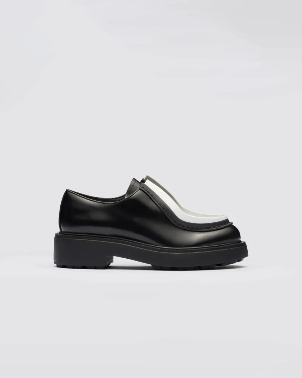 Mujer Prada ZAPATOS CON CORDONES^Zapatos De Piel Cepillada Con Cordones