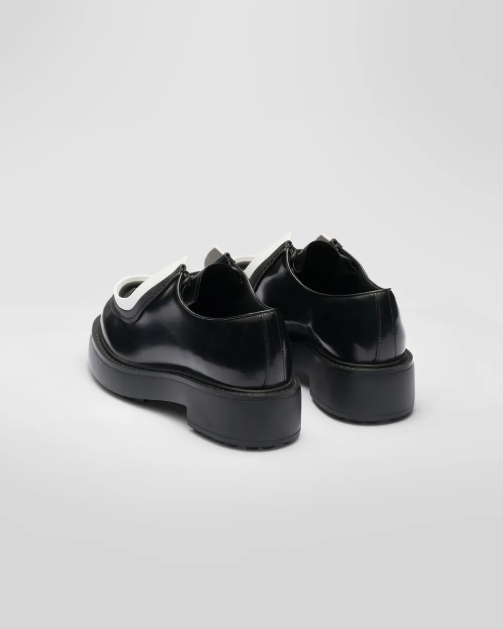 Mujer Prada ZAPATOS CON CORDONES^Zapatos De Piel Cepillada Con Cordones