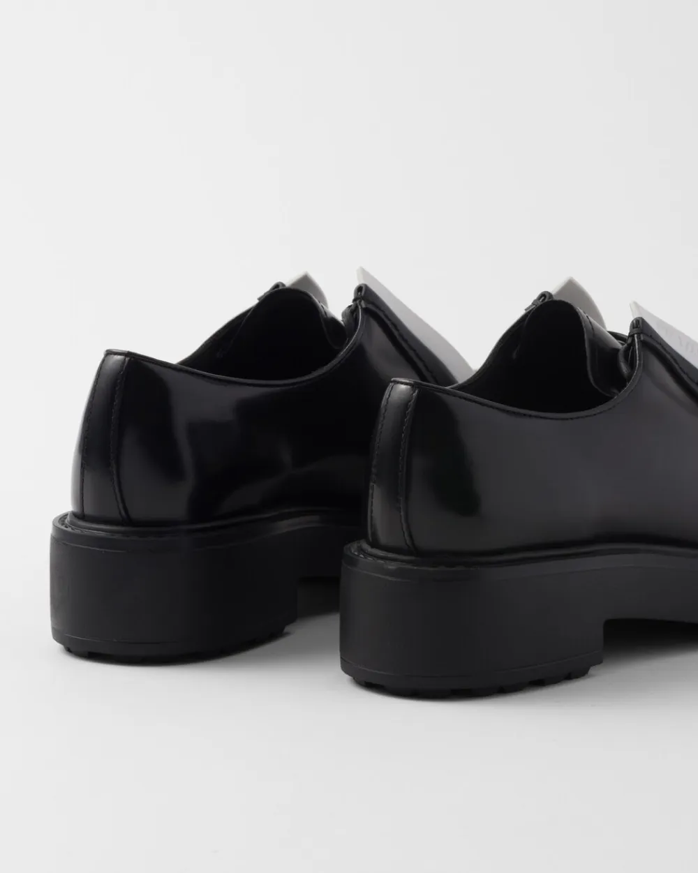 Mujer Prada ZAPATOS CON CORDONES^Zapatos De Piel Cepillada Con Cordones