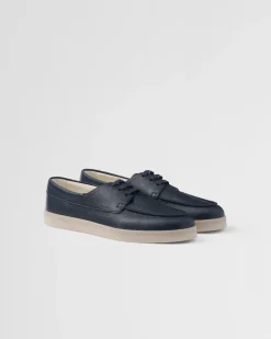 Hombre Prada MOCASINES^Zapatos De Piel Con Cordones