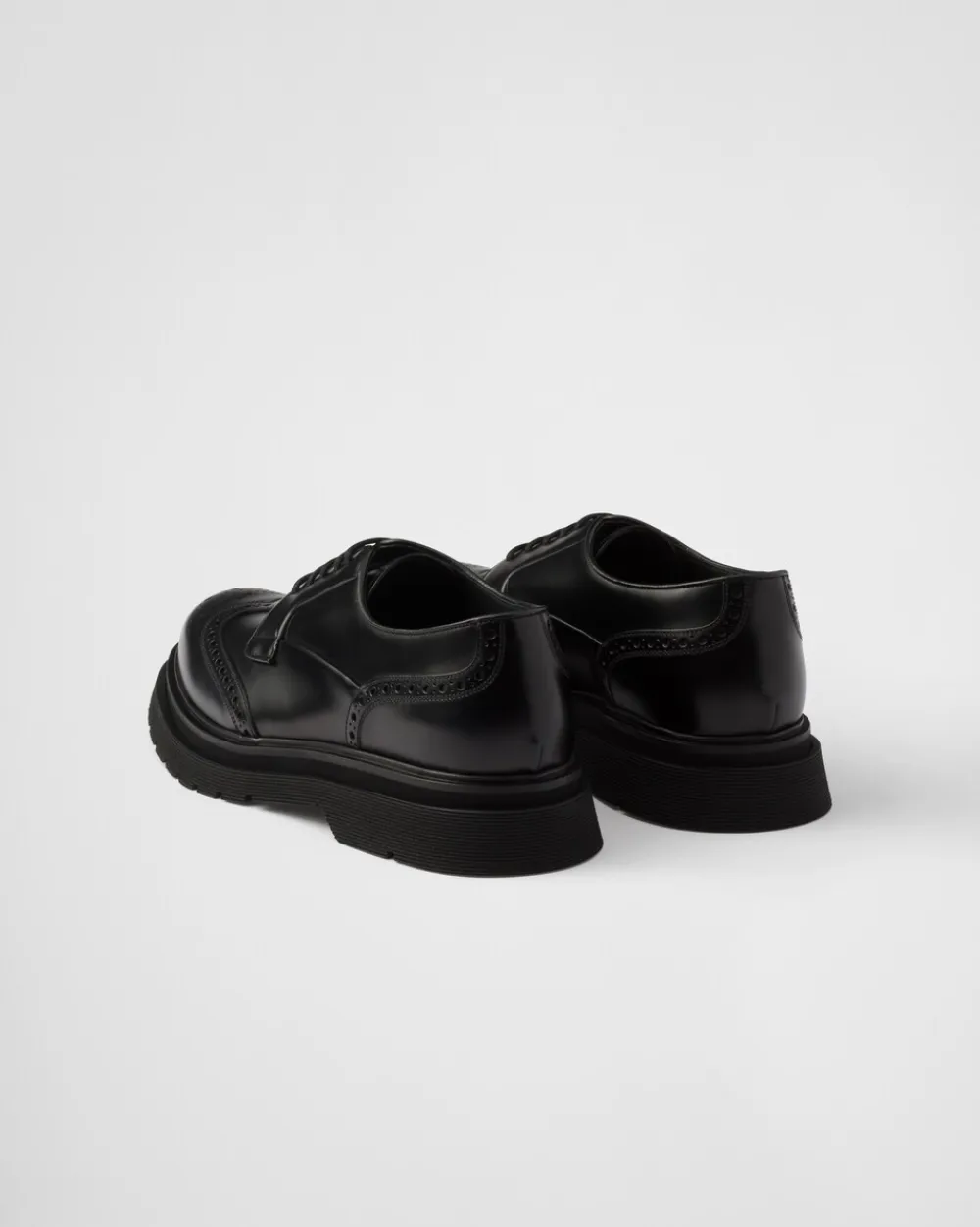Hombre Prada ZAPATOS CON CORDONES^Zapatos Derby Con Cordones De Piel