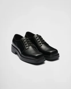 Hombre Prada ZAPATOS CON CORDONES^Zapatos Derby De Piel Cepillada