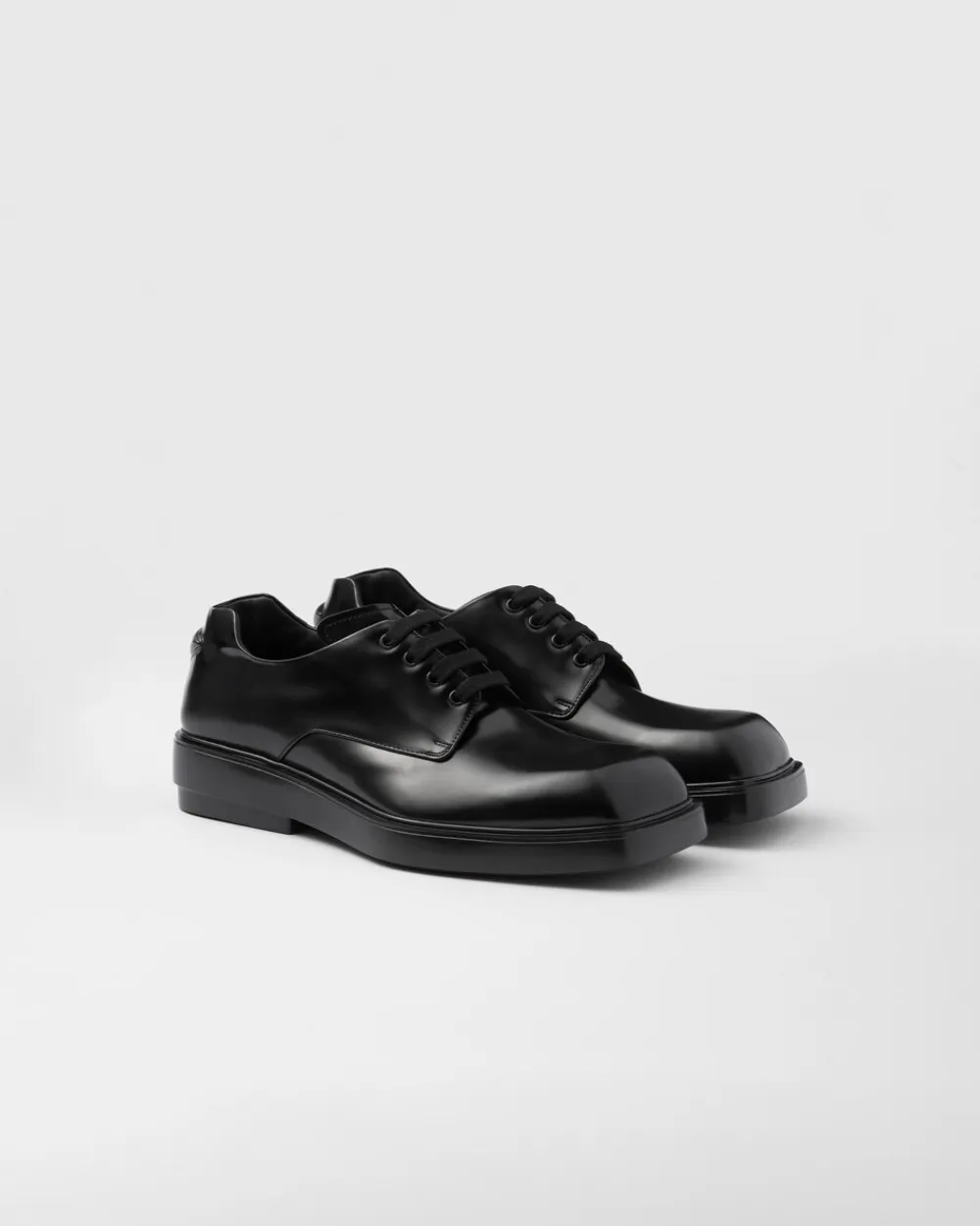 Hombre Prada ZAPATOS CON CORDONES^Zapatos Derby De Piel Cepillada