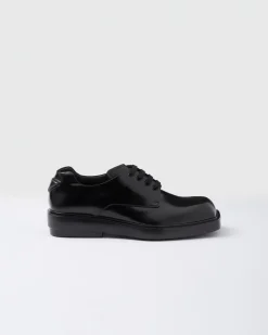 Hombre Prada ZAPATOS CON CORDONES^Zapatos Derby De Piel Cepillada