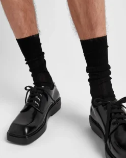 Hombre Prada ZAPATOS CON CORDONES^Zapatos Derby De Piel Cepillada