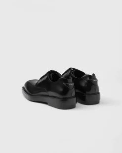 Hombre Prada ZAPATOS CON CORDONES^Zapatos Derby De Piel Cepillada