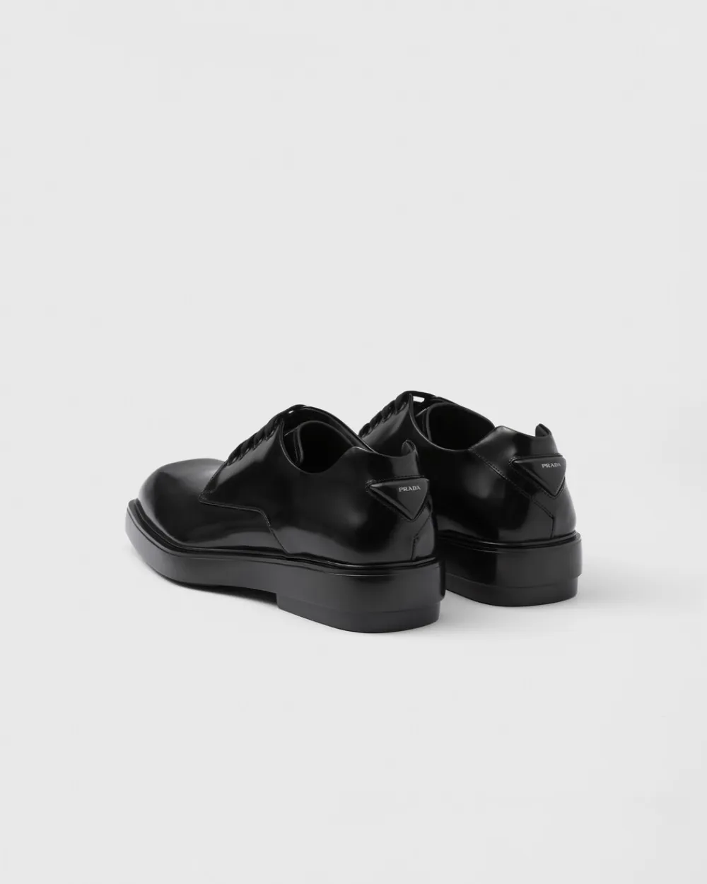Hombre Prada ZAPATOS CON CORDONES^Zapatos Derby De Piel Cepillada