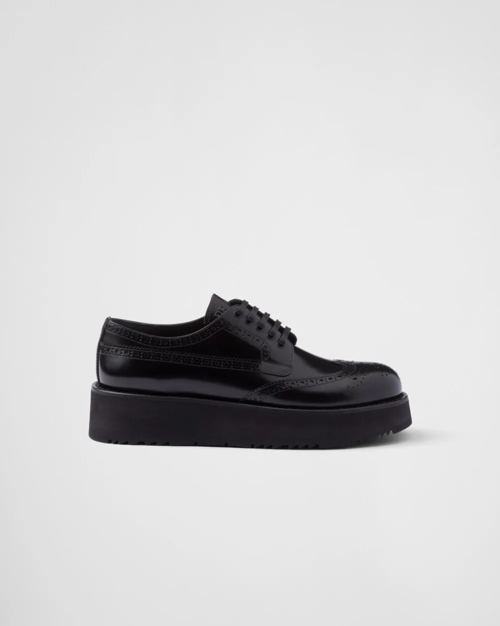 Mujer Prada ZAPATOS CON CORDONES^Zapatos Derby En Piel Cepillada
