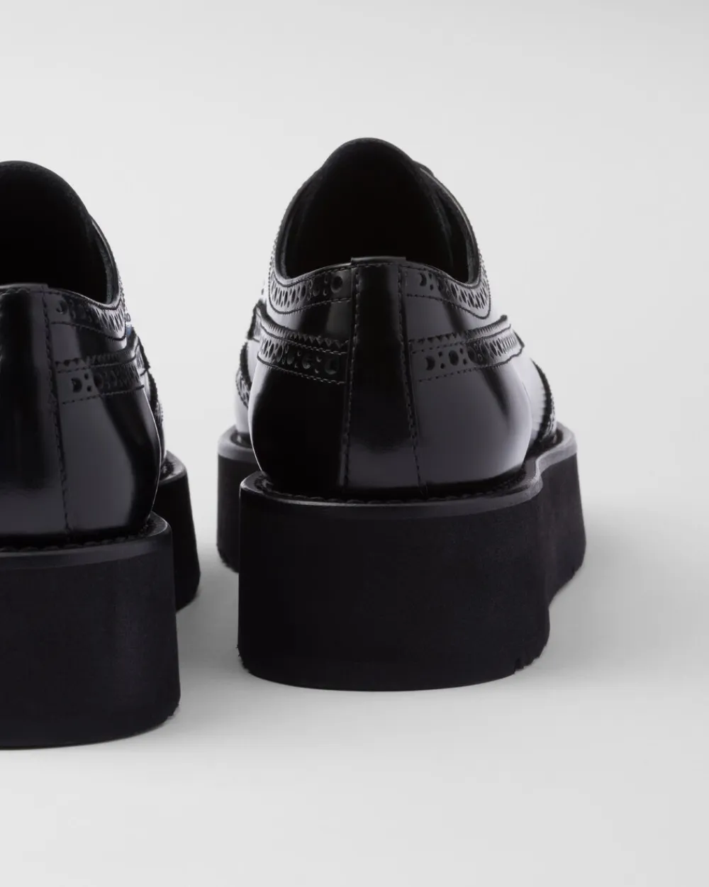 Mujer Prada ZAPATOS CON CORDONES^Zapatos Derby En Piel Cepillada