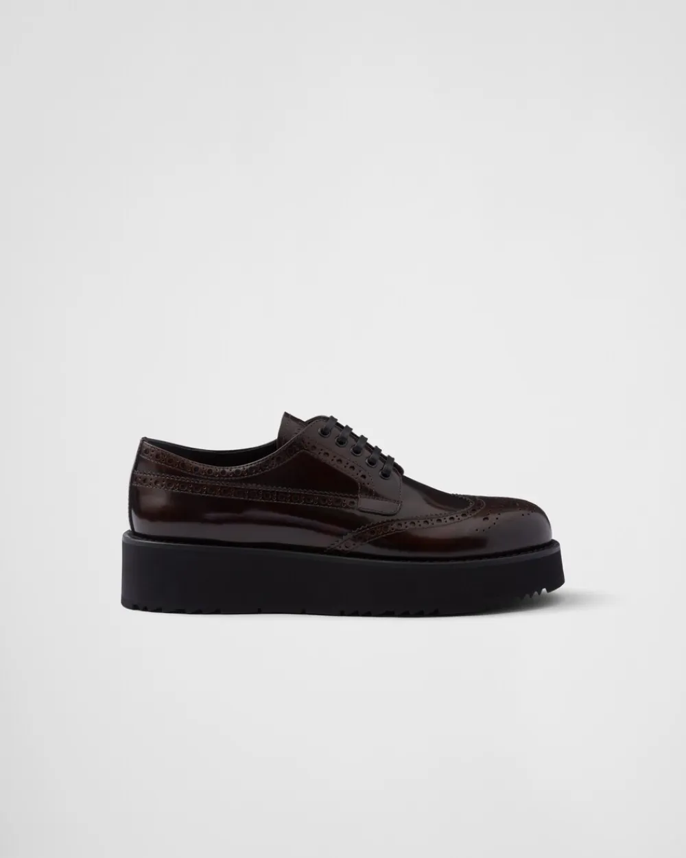 Mujer Prada ZAPATOS CON CORDONES^Zapatos Derby En Piel Cepillada