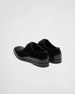 Hombre Prada ZAPATOS CON CORDONES^Zapatos Derby En Piel Cepillada