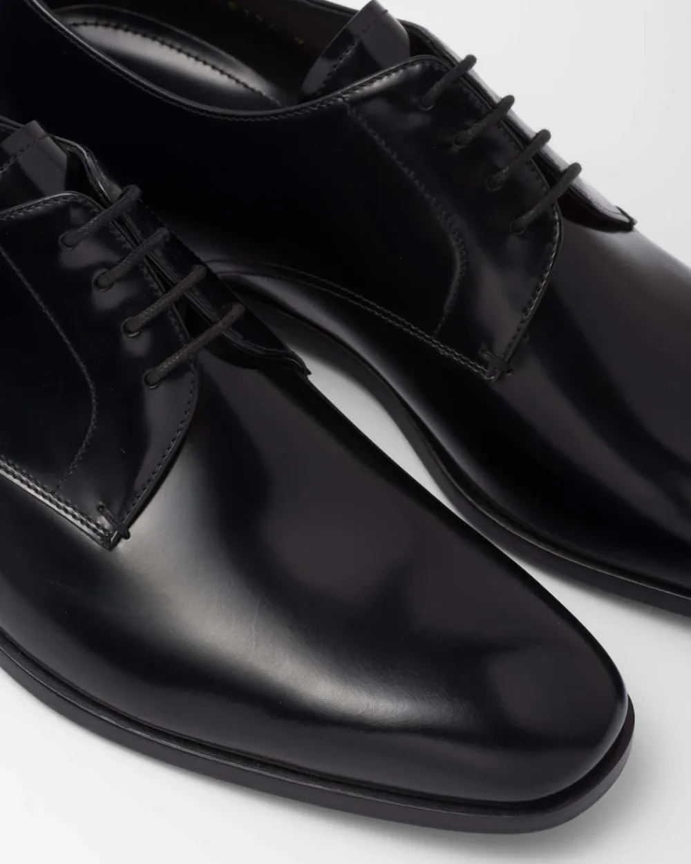 Hombre Prada ZAPATOS CON CORDONES^Zapatos Derby En Piel Cepillada