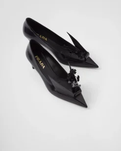 Mujer Prada ZAPATOS DE SALÓN Y BAILARINAS^Zapatos De Salón De Piel Cepillada