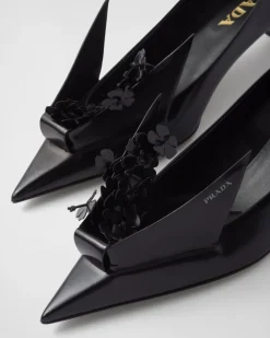 Mujer Prada ZAPATOS DE SALÓN Y BAILARINAS^Zapatos De Salón De Piel Cepillada