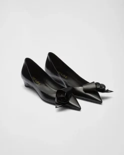 Mujer Prada ZAPATOS DE SALÓN Y BAILARINAS^Zapatos De Salón De Piel Cepillada