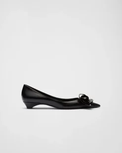 Mujer Prada ZAPATOS DE SALÓN Y BAILARINAS^Zapatos De Salón De Piel Cepillada