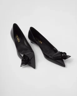 Mujer Prada ZAPATOS DE SALÓN Y BAILARINAS^Zapatos De Salón De Piel Cepillada