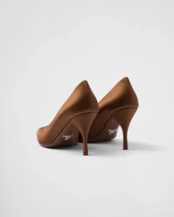 Mujer Prada ZAPATOS DE SALÓN Y BAILARINAS^Zapatos De Salón De Satén