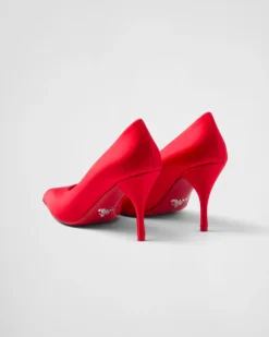 Mujer Prada ZAPATOS DE SALÓN Y BAILARINAS^Zapatos De Salón De Satén