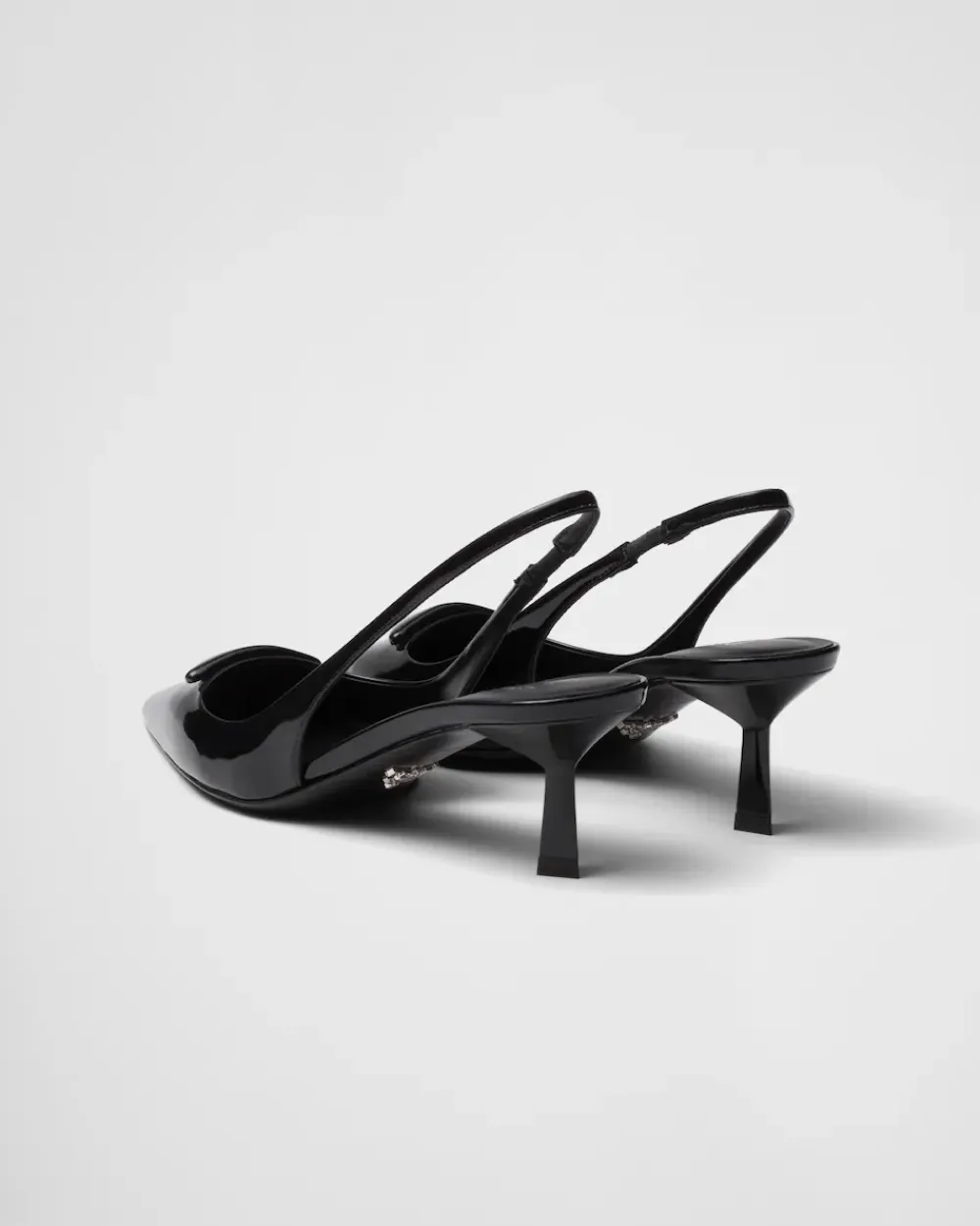 Mujer Prada ZAPATOS DE SALÓN Y BAILARINAS^Zapatos De Salón Destalonados De Charol
