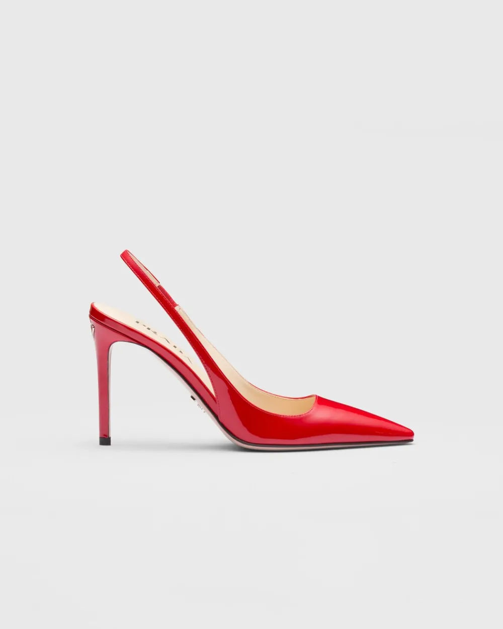 Mujer Prada ZAPATOS DE SALÓN Y BAILARINAS^Zapatos De Salón Destalonados De Charol