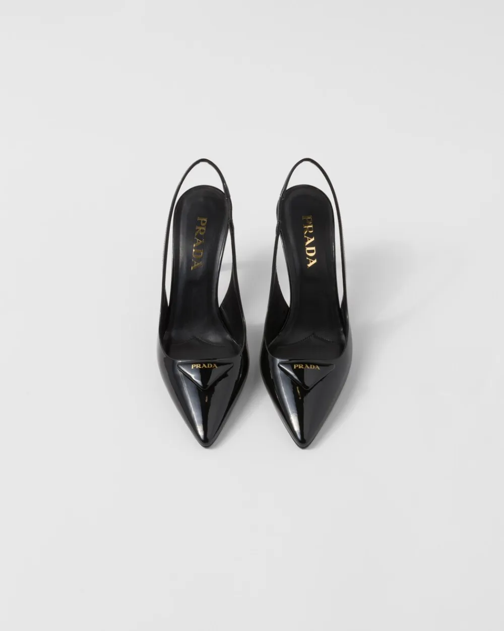 Mujer Prada ZAPATOS DE SALÓN Y BAILARINAS^Zapatos De Salón Destalonados De Charol