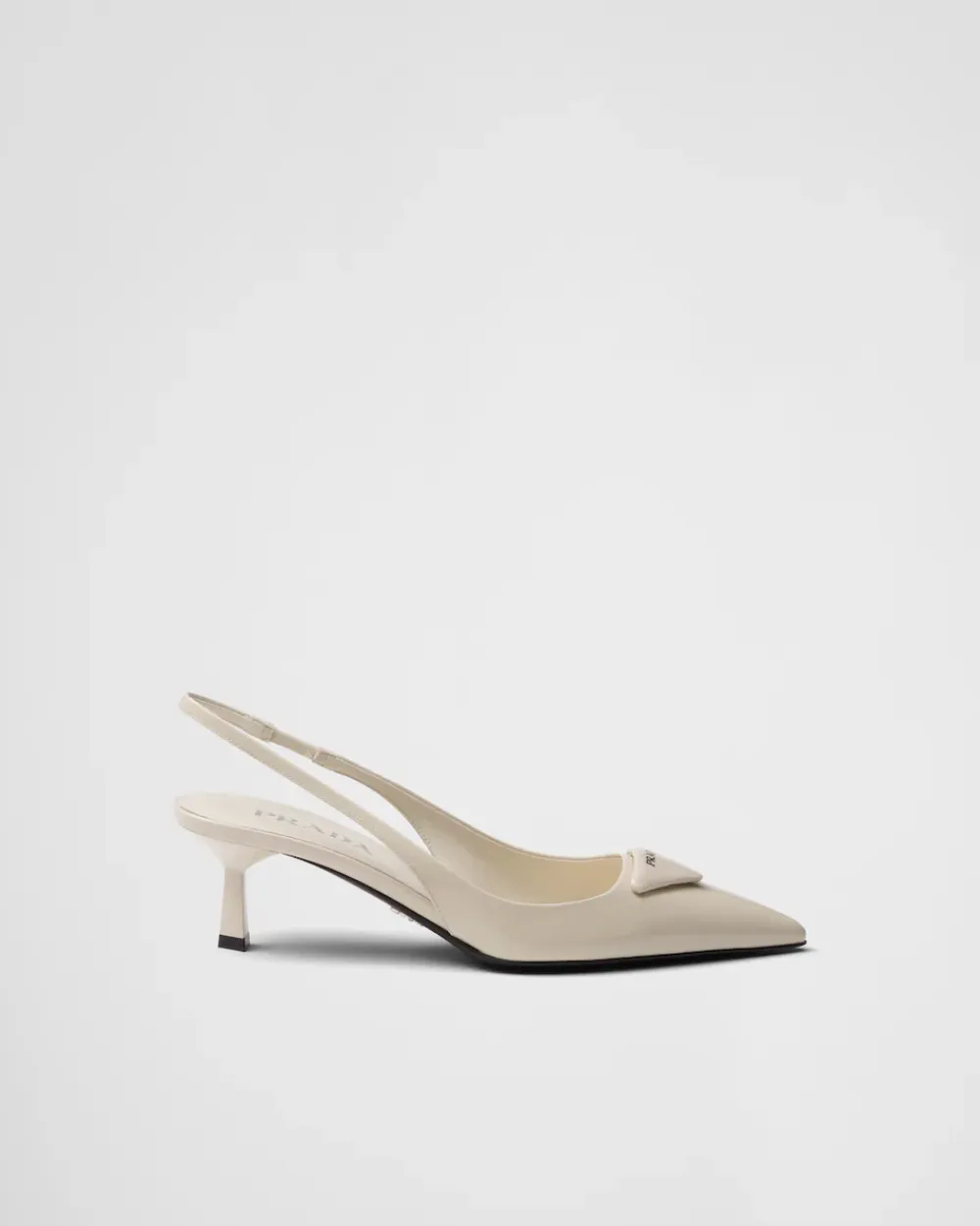 Mujer Prada ZAPATOS DE SALÓN Y BAILARINAS^Zapatos De Salón Destalonados De Charol