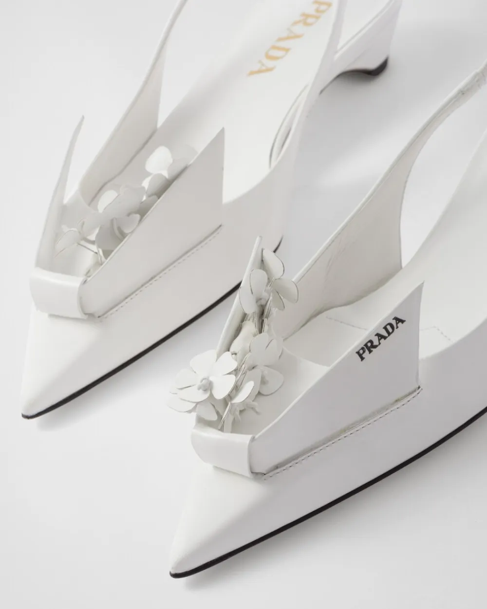 Mujer Prada ZAPATOS DE SALÓN Y BAILARINAS^Zapatos De Salón Destalonados De Piel Cepillada