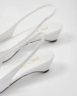 Mujer Prada ZAPATOS DE SALÓN Y BAILARINAS^Zapatos De Salón Destalonados De Piel Cepillada