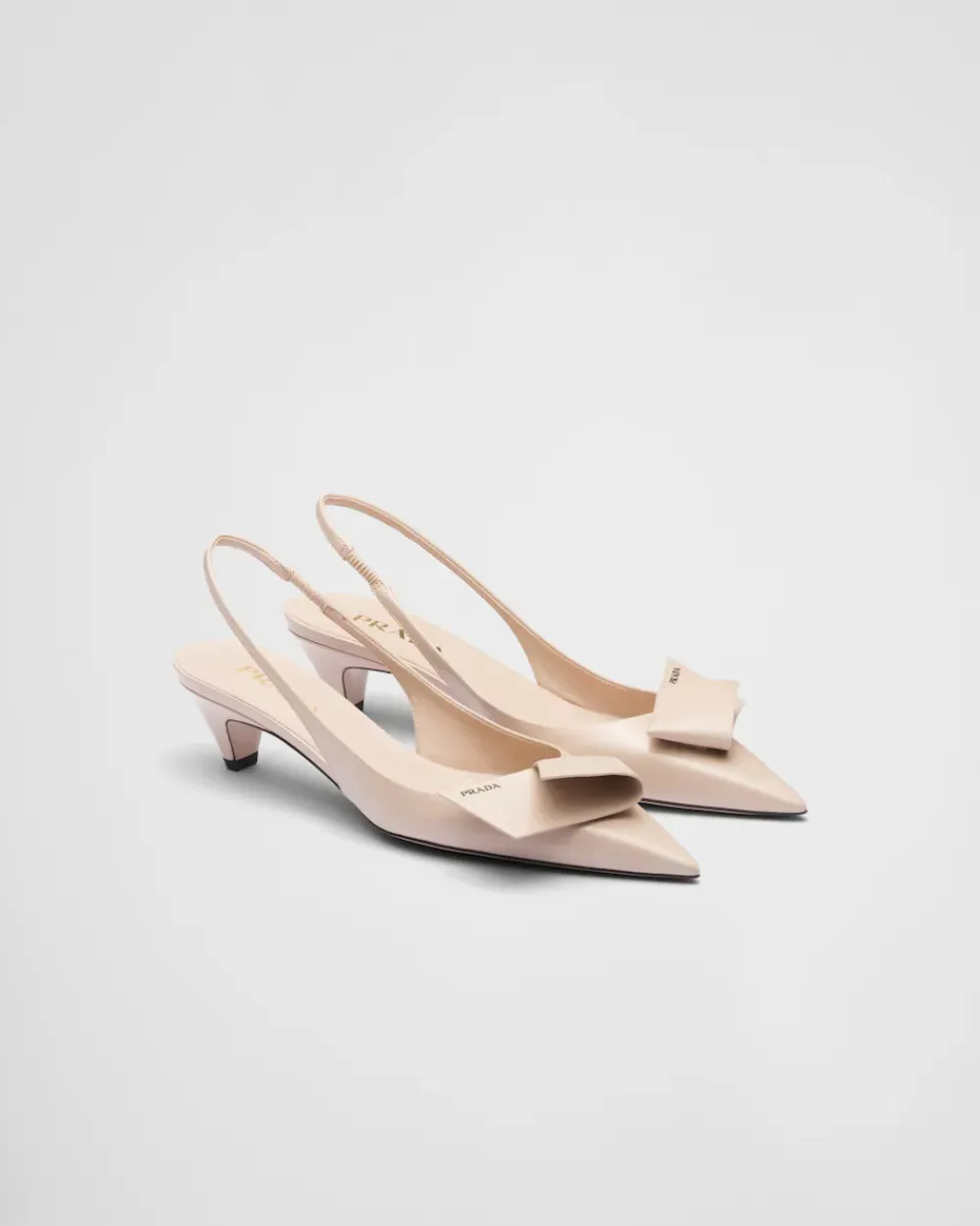 Mujer Prada ZAPATOS DE SALÓN Y BAILARINAS^Zapatos De Salón Destalonados De Piel Cepillada