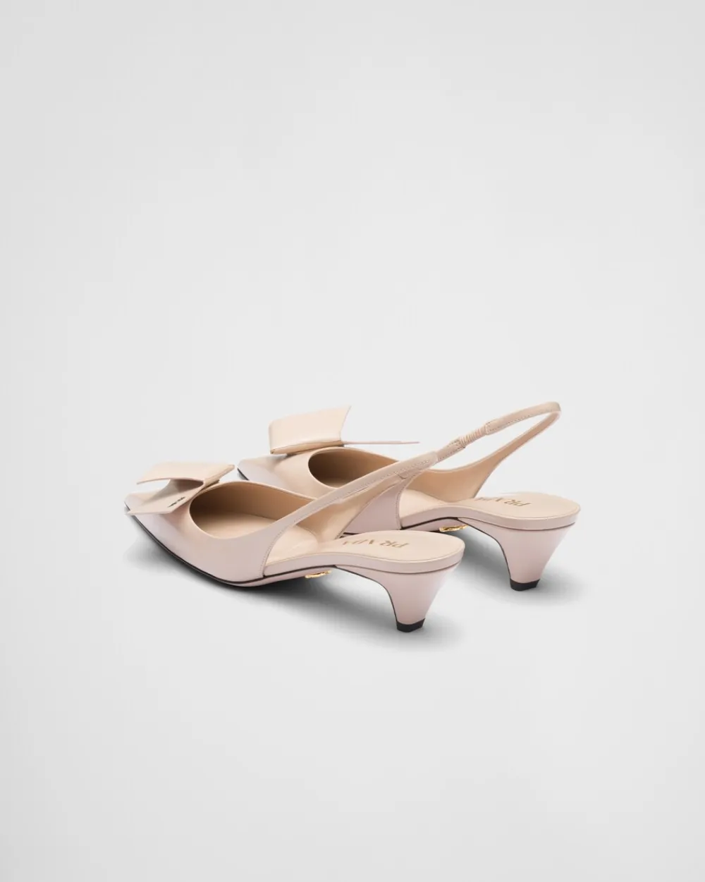 Mujer Prada ZAPATOS DE SALÓN Y BAILARINAS^Zapatos De Salón Destalonados De Piel Cepillada