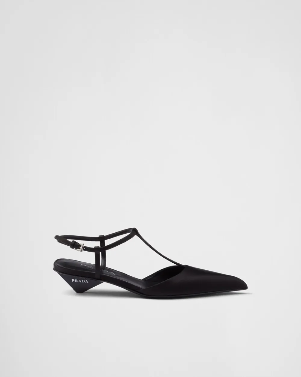 Mujer Prada ZAPATOS DE SALÓN Y BAILARINAS^Zapatos De Salón Destalonados De Satén