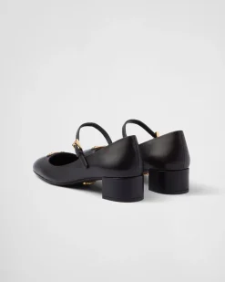 Mujer Prada ZAPATOS DE SALÓN Y BAILARINAS^Zapatos De Salón Mary Jane De Napa